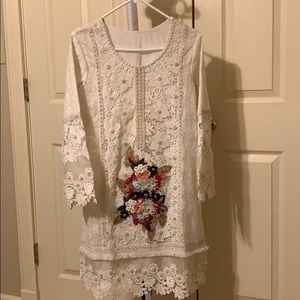 Small semi party wear kurta